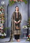 Black Biba Edition 5 By Alok Suit Viscose Maslin Dress Material Wholesalers In Surat